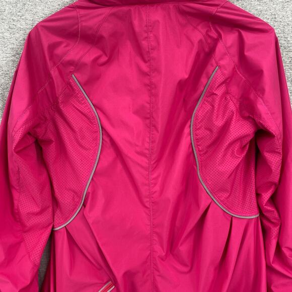 Lululemon Run Inspire Jacket Womens 8 Pink Dual Zipper Water Resistance Hood - Picture 14 of 16